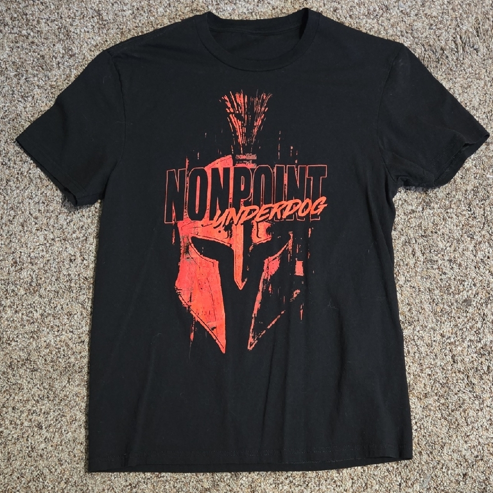 Nonpoint Underdog Graphic T-Shirt - Black with Red Print
